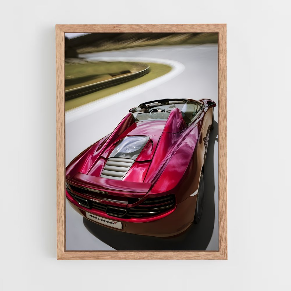 Poster Ferrari en Folie – affiche Mclaren (vue 4)